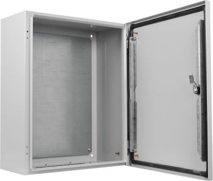 Корпус з монтажною панеллю металевий 50*40*20, IP65, серії UBox, АСКО-УКРЕМ, A0260020053