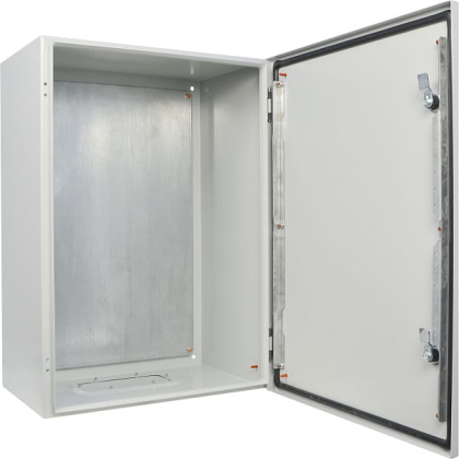 Корпус з монтажною панеллю металевий 60*40*20, IP65, серії UBox, АСКО-УКРЕМ, A0260020054