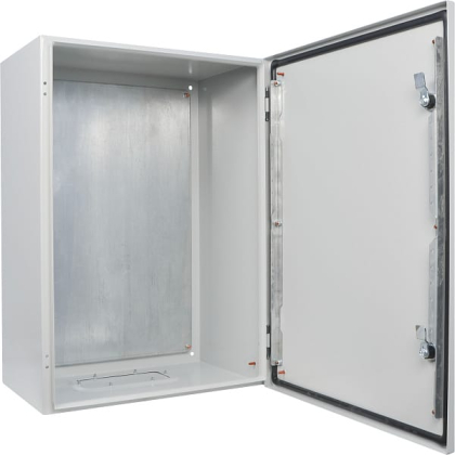 Корпус з монтажною панеллю металевий 60*50*20, IP65, серії UBox, АСКО-УКРЕМ, A0260020055