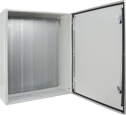 Корпус з монтажною панеллю металевий 80*65*25, IP65, серії UBox, АСКО-УКРЕМ, A0260020057