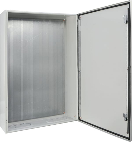 Корпус з монтажною панеллю металевий 120*80*30, IP65, серії UBox, АСКО-УКРЕМ, A0260020059
