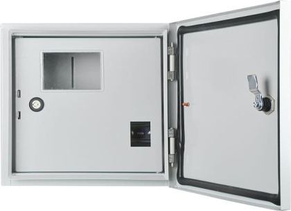 Корпус обліку металевий 4 модулі 1фл, навісний IP54, серії UBox, АСКО-УКРЕМ, A0260030007