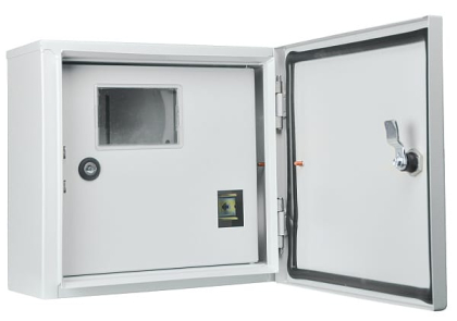 Корпус обліку металевий 4 модулі 1фл, навісний IP54, серії UBox, АСКО-УКРЕМ, A0260030007