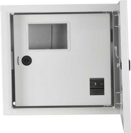 Корпус обліку металевий Light 4 модулі 1фл, навісний IP54, серії UBox, АСКО-УКРЕМ, A0260030015