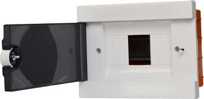 Корпус модульний пластиковий, 6 модулів, вбудований, серії UBox, АСКО-УКРЕМ, A0270010010