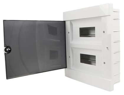 Корпус модульний пластиковий, 24 модулі, вбудований, серії UBox, АСКО-УКРЕМ, A0270010013