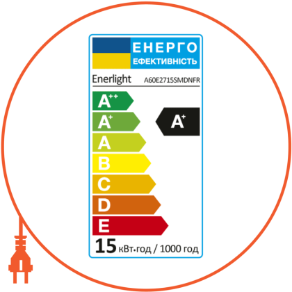 Лампа світлодіодна ENERLIGHT A60 15Вт 4100K E27, Enerlight, A60E2715SMDNFR