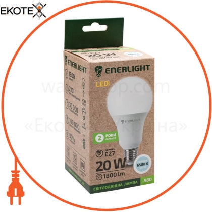 Enerlight A80E2720SMDCFR лампы светодиодные enerlight a80 20вт: 6500k e27