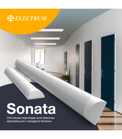 Світильник світлодіодний з розсіювачем ELECTRUM Led Sonata 45W 6500К  IP20 B-LO-1366