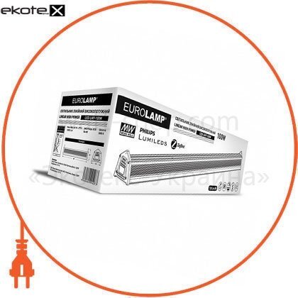 Комплект EUROLAMP LED Світильник лінійний 100W 5000K + кронштейн 2шт., Eurolamp, B2B-LED-LHP-100W+кронштейн