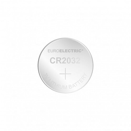 EUROELECTRIC Батарейка літієва CR2032 3V блістер 1шт, Euroelectric, BL-CR2032-EE(1)