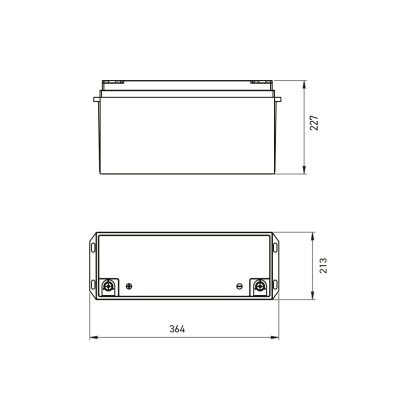 EUROELECTRIC Акумулятор літій-залізо-фосфатний (LiFePO4) 12.8V 120Ah, Euroelectric, Battery-12.8/120(LiFePO4)