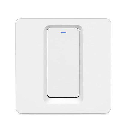 Вимикач світла настінний механічний без нейтральної лінії ZigBee mechanical switch 1g no neutral, Maxus, Brio-Z-Switch-M1-1P