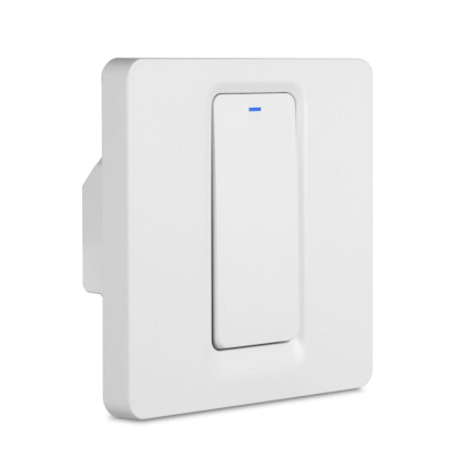 Вимикач світла настінний механічний без нейтральної лінії ZigBee mechanical switch 1g no neutral, Maxus, Brio-Z-Switch-M1-1P