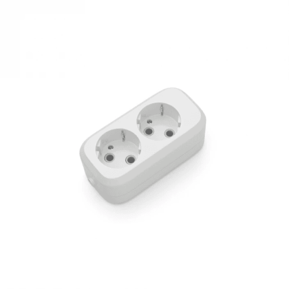 Розетковий блок 2 розетки з заземленням ELECTRUM C-SM-1775, Electrum, C-SM-1775