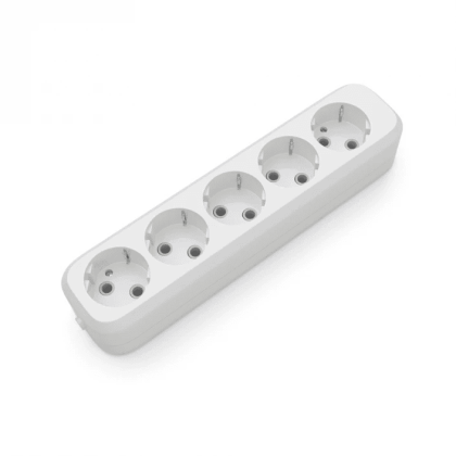 Розетковий блок 5 розеток із заземленням  C-SM-1780, Electrum, C-SM-1780