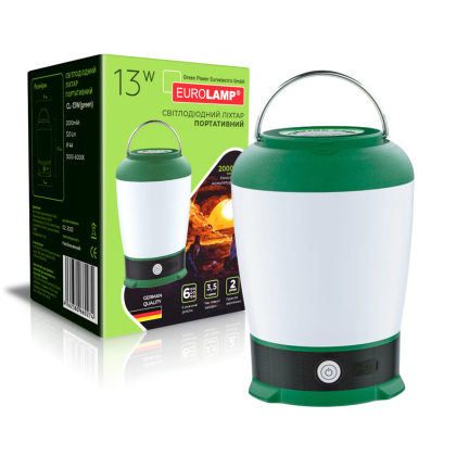 EUROLAMP Світлодіодний ліхтар портативний 13W, Eurolamp, CL-13W(green)