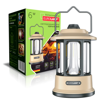 EUROLAMP Світлодіодний ліхтар портативний 6W молочний, Eurolamp, CL-6W(white)