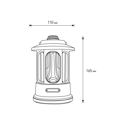EUROLAMP Світлодіодний ліхтар портативний 6W молочний, Eurolamp, CL-6W(white)
