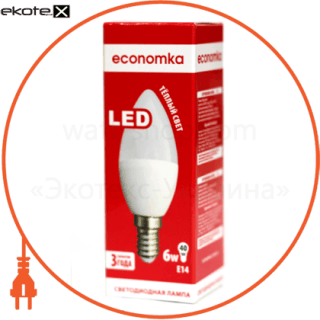 Экономка LED CN  6w E14-2800 led лампа economka led cn  6w e14-2800