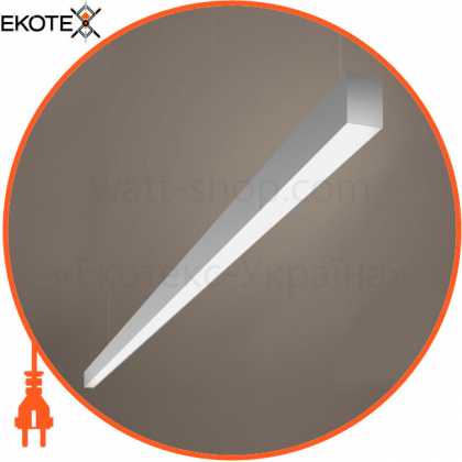 LED-світильник лінійний, колір корпусу - сріблястий, 36 W 4320 Lm, 4000K, настінний, Ledlife, LDU-1200-N-S-W