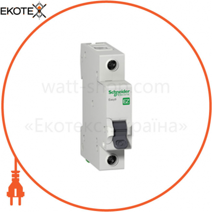 Автоматичний вимикач Schneider Electric Easy9 1P 63A хар-ка C 4,5кА EZ9F34163