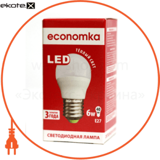 Экономка LED G45 6w E27-2800 led лампа economka led g45 6w e27-2800