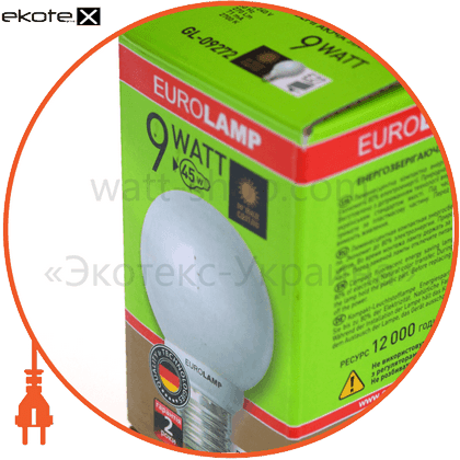 Eurolamp GL-09272 eurolamp клл globe 9w 2700k e27 (100)