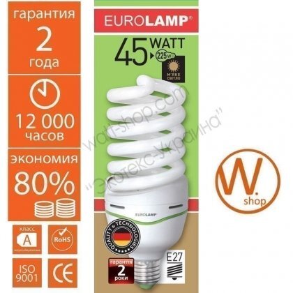 Eurolamp HB-45274(N) t4 fullspiral 45w 4100k e27