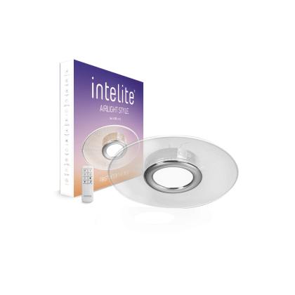 Розумний стельовий світильник Intelite 32W 3000-6000K коло, Intelite, IFC-32TW-R-01