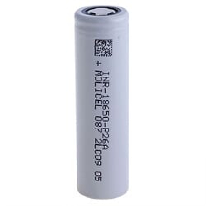 Акумуляторна батарея Molicel INR18650-P26A 3.7V 2600mAh, Ultracell, INR18650-P26A