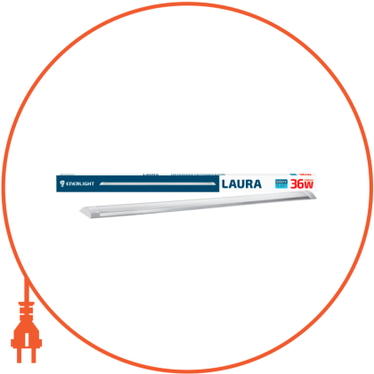 Cвітильник стельовий ENERLIGHT LAURA 36Вт 6500К, Enerlight, LAURA36SMD80С