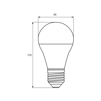 LED Лампа EUROLAMP А60-10W-E27-4000K (EURO), Eurolamp, LED-A60-10274(EURO)