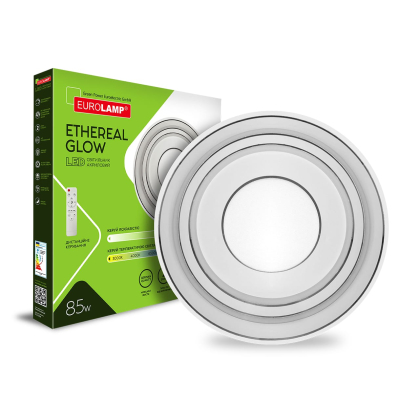 LED Світильник з пультом керування Ethereal glow 85W-3000-6500K EUROLAMP, Eurolamp, LED-ALR-85W-T35