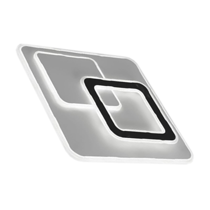 EUROLAMP LED Люстра світлодіодна акрилова квадратна A63 130W 3000-6500K, Eurolamp, LED-ALS-130-A63