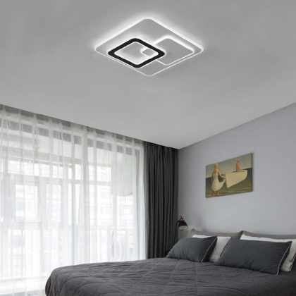 EUROLAMP LED Люстра світлодіодна акрилова квадратна A63 130W 3000-6500K, Eurolamp, LED-ALS-130-A63