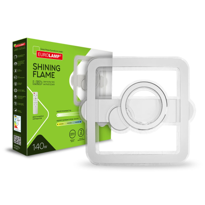 LED Світильник з пультом керування Shining Flame 140W-3000-6500K EUROLAMP, Eurolamp, LED-ALS-140W-T32