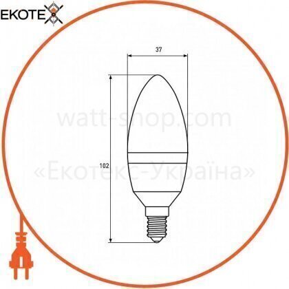 Eurolamp LED-CL-06143(T)new eurolamp led лампа еко серія &quot;d&quot; cl 6w e14 3000k