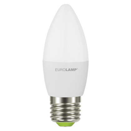 LED Лампа EUROLAMP CL-6W-E27-3000K, Eurolamp, LED-CL-06273(P)