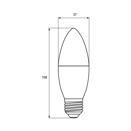 LED Лампа EUROLAMP CL-10W-E14-3000K, Eurolamp, LED-CL-10143(P)