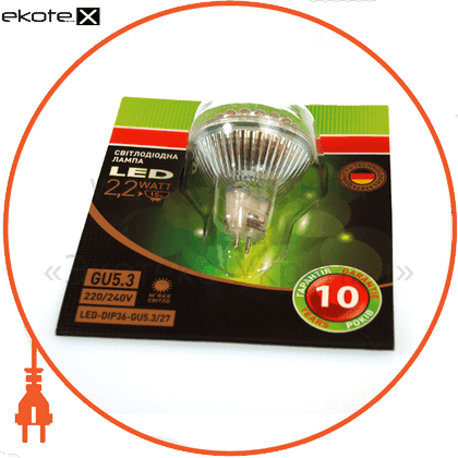 Eurolamp LED-DIP60-GU5.3/65 mr16 3.8w dip60 gu5.3 6500k