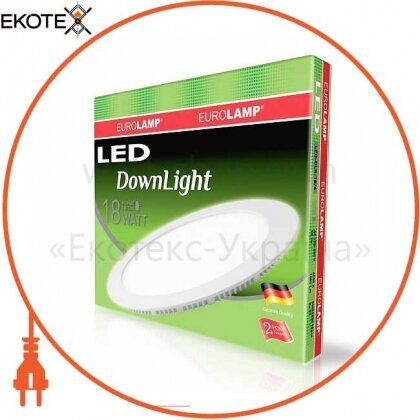 Eurolamp LED-DLR-18/4 eurolamp led светильник круглый downlight new 18w 4000k (20)