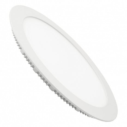 LED Світильник круглий врізний 20W-4000K EUROLAMP, Eurolamp, LED-DLR-20/4