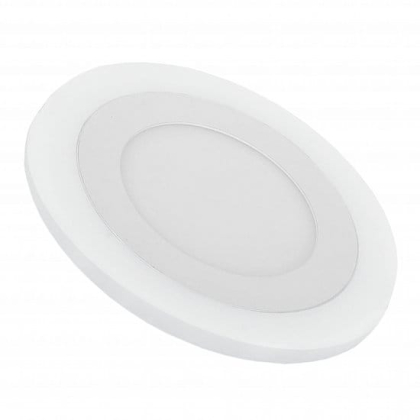 Світлодіодний EUROLAMP LED Світильник круглий точковий 6W 4000K(white), Eurolamp, LED-DLR-6/4(white)
