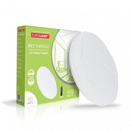LED Світильник EUROLAMP з пультом керування Rectangle 48W 3000K-6500K, Eurolamp, LED-ESL-48W-N32