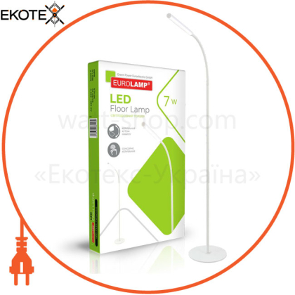 EUROLAMP LED Торшер підлоговий N1 7W 5000K dimmable білий  (6)