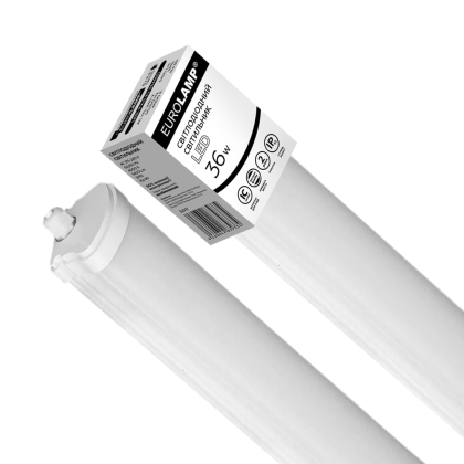 Світлодіодний EUROLAMP LED Світильник лінійний квадратний S IP65 36W 4000K (1.2m), Eurolamp, LED-FX(1.2)-36/4(S)