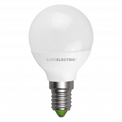 LED Лампа EUROELECTRIC CL-G45-5W-E14-4000K, Euroelectric, LED-G45-05144(EE)