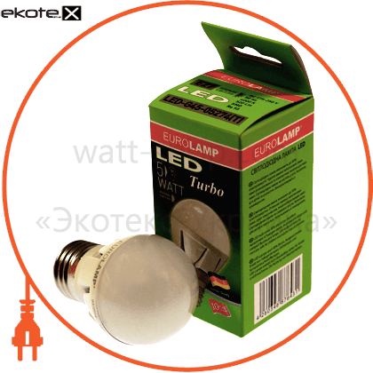 Eurolamp LED-G45-05273(T) eurolamp led лампа turbo g45 5w e27 3000k (50)