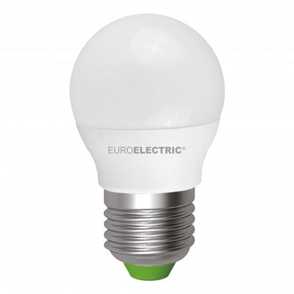 LED Лампа EUROELECTRIC G45-5W-E27-4000K, Euroelectric, LED-G45-05274(EE)